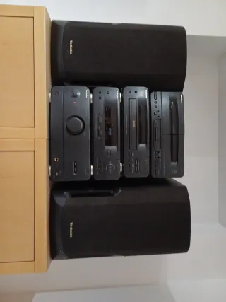 Equipo de música Technics negro