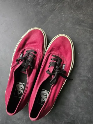 Vans Rojas Talla 41