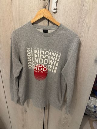 Sudadera H&M Gris Talla S