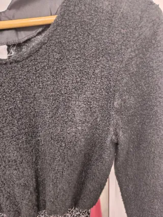 Vestido dos tejidos talla única