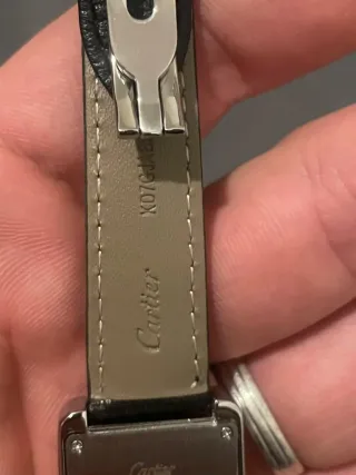 Reloj Cartier Pequeño Negro/Plata