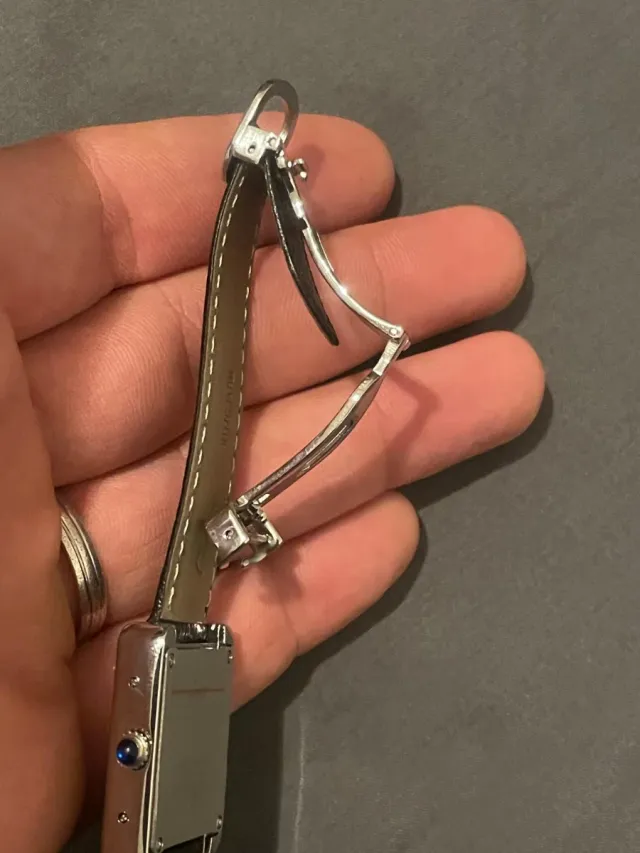 Reloj Cartier Pequeño Negro/Plata