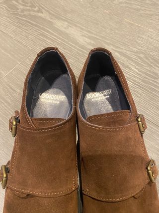 Zapatos de ante marrón LOOKKART mujer