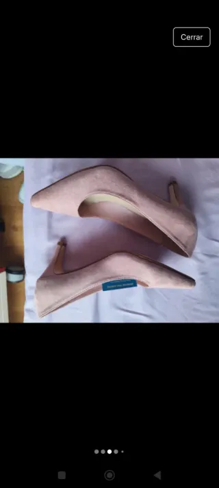 Zapatos de salón rosa, nuevos