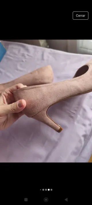 Zapatos de salón rosa, nuevos