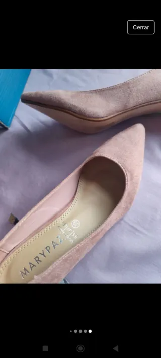 Zapatos de salón rosa, nuevos