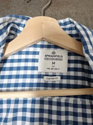 Camisa cuadros Springfield Talla M