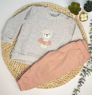 Lote Ropa Niña: 2 Conjuntos Ositos