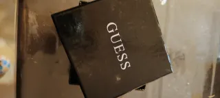 Orecchini Guess Cuore Nero e Cristalli