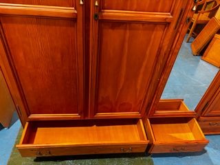 ARMARIO ROPERO GRANDE CON ESPEJO