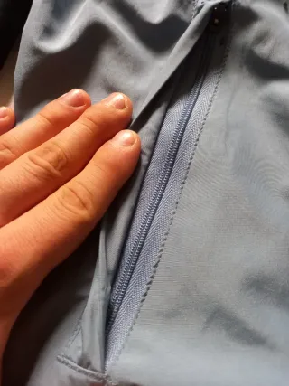 Giacca a vento Adidas Vintage - M azzurro/blu