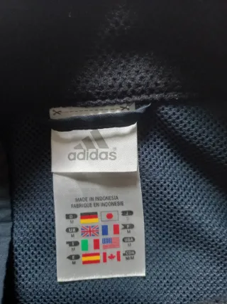 Giacca a vento Adidas Vintage - M azzurro/blu