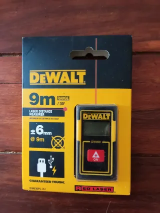 Medidor Láser Dewalt 9m DW030