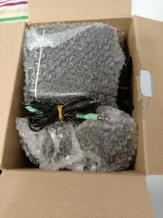 Sistema de altavoces 2.1 negro