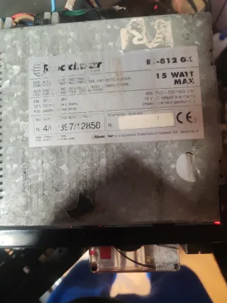 Radio Coche Roadstar Cassette Vintage