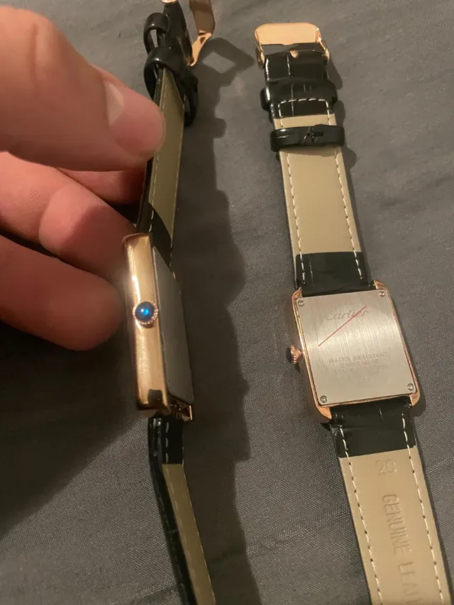 Lote 2 Relojes Cartier Hombre y Mujer