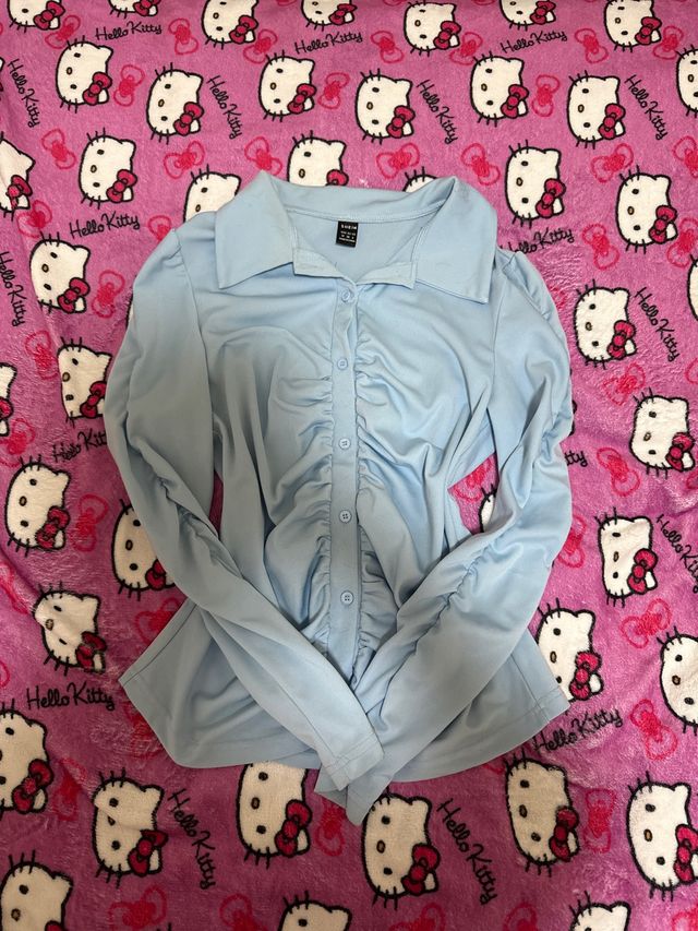 Camisa azul celeste SHEIN Talla M