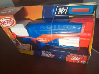 Pistola Nerf Agility 6 Dardos