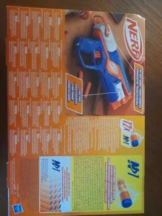 Pistola Nerf Agility 6 Dardos