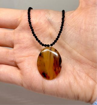 Colgante Ágata Montana con plata 925