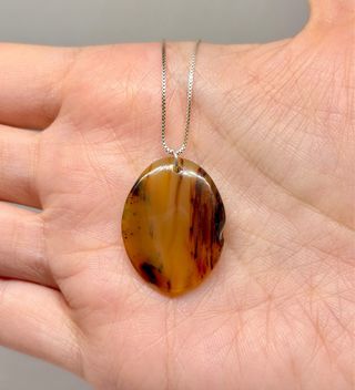 Colgante Ágata Montana con plata 925