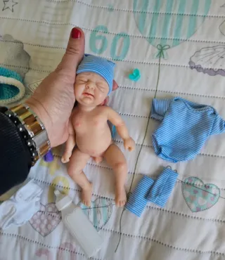 Muñeca Reborn Silicona Bebé Realista