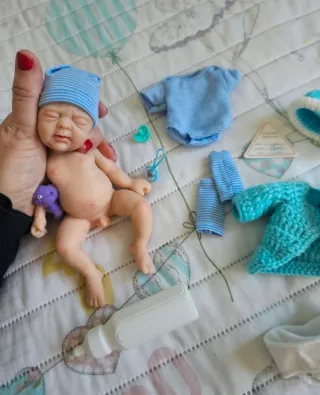 Muñeca Reborn Silicona Bebé Realista