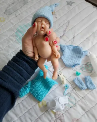 Muñeca Reborn Silicona Bebé Realista