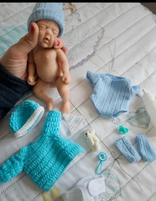 Muñeca Reborn Silicona Bebé Realista