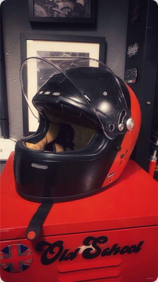 Casco Astone Personalizado Ducati Negro/Rojo