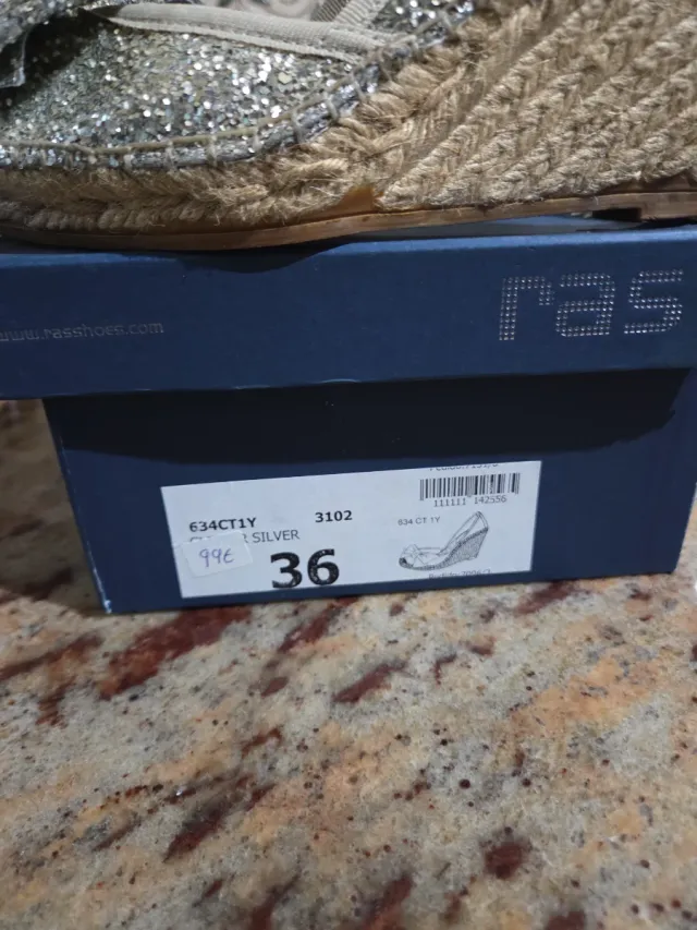 Esparteñas Ras Mujer Talla 36