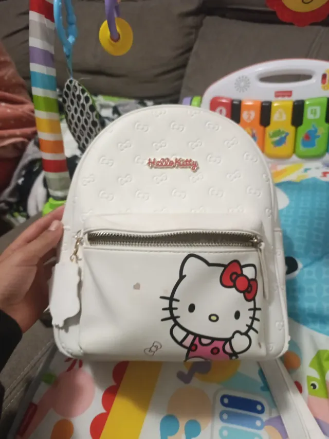 Bolso Hello Kitty Blanco y Rosa
