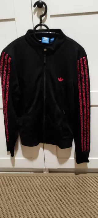 Chaqueta Adidas Talla 38 Leopardo Rosa