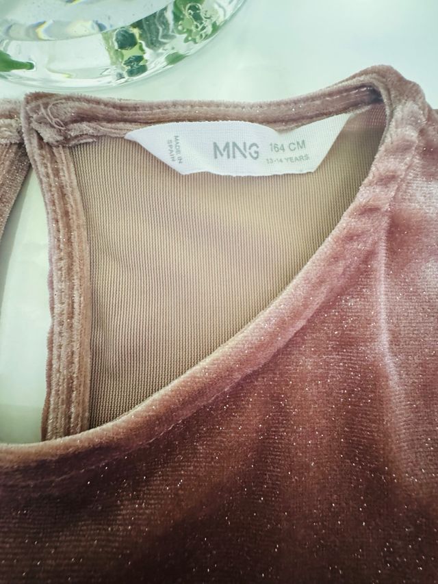 Mono terciopelo Mango Nuevo T.13/14,precioso