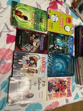 8 libros juveniles y infantiles