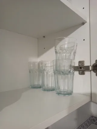 Set de 5 vasos Ikea (tengo uno más)