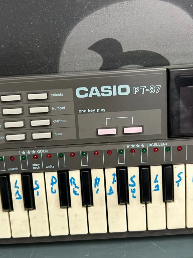 Teclado piano electrónico Casio PT-87