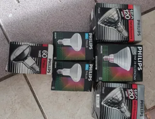 Lote Bombillas PAR 38 E27 Mazda, Philips, Sylvani