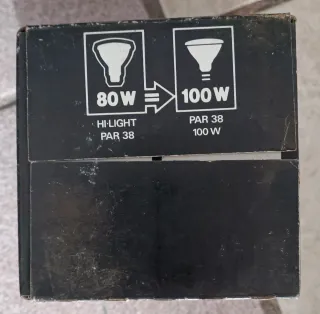 Lote Bombillas PAR 38 E27 Mazda, Philips, Sylvani