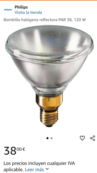 Lote Bombillas PAR 38 E27 Mazda, Philips, Sylvani