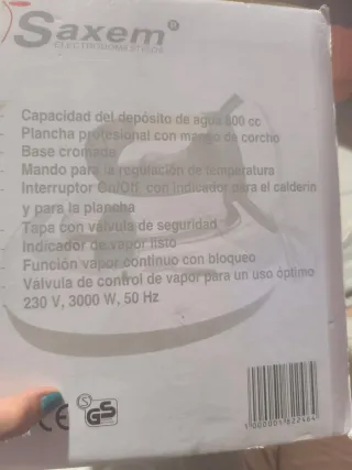 Centro de planchado Saxem