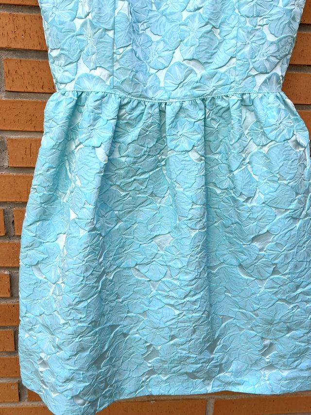 Vestido fiesta azul celeste vintage Nuevo