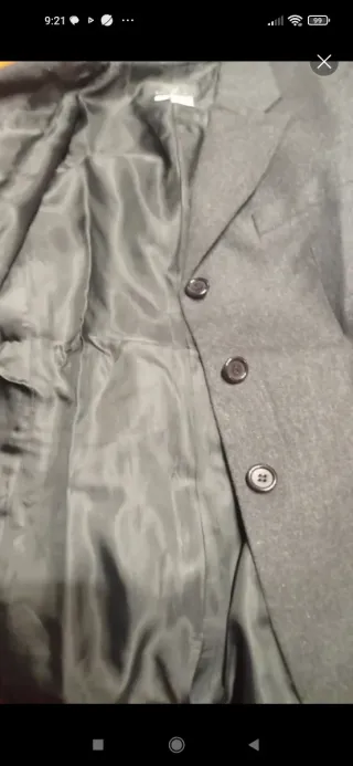 Traje de chaqueta paño gris oscuro