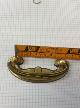 Maniglie vintage in ottone