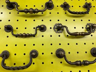 Maniglie vintage in ottone