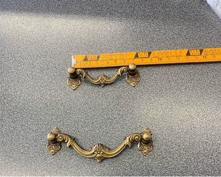 Maniglie vintage in ottone