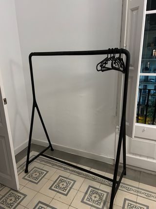 Perchero Burro Turbo Negro