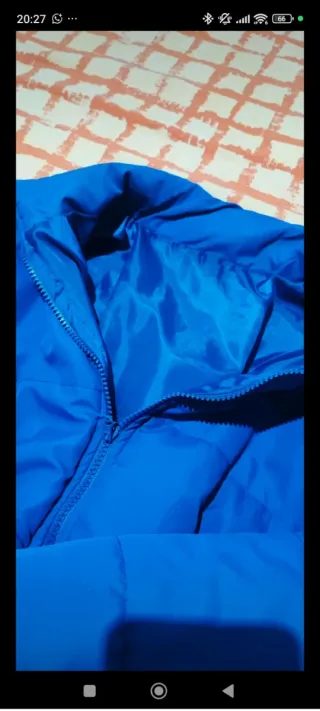 Chaqueta bomber azul