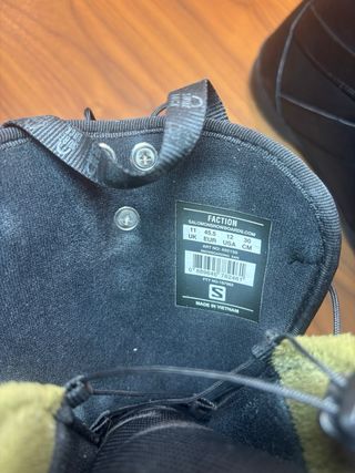 Botas Snowboard Salomon Talla 45.5