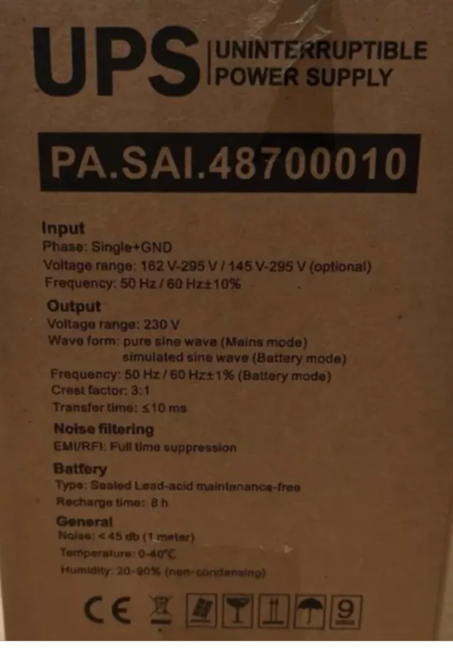 SAI / UPS Movistar con Batería